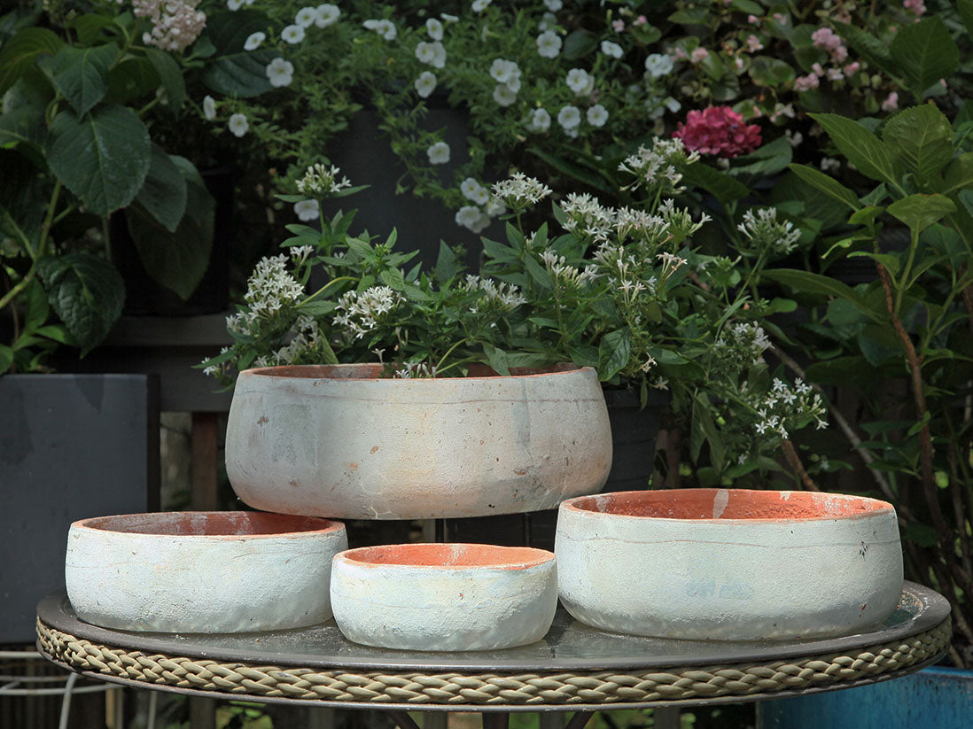 Tuscan Hand Thrown Smooth Bowls-Set of 4 By Plantatorem