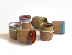 Floret Baby Succulent Drip Glaze Cup 3.5"x4.0"