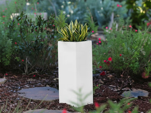 Tall Square Planter By Plantatorem