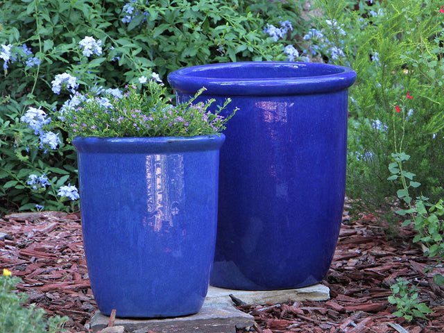 planting pot Tall Garden Pot By Plantatorem Set of 3 / White Satin